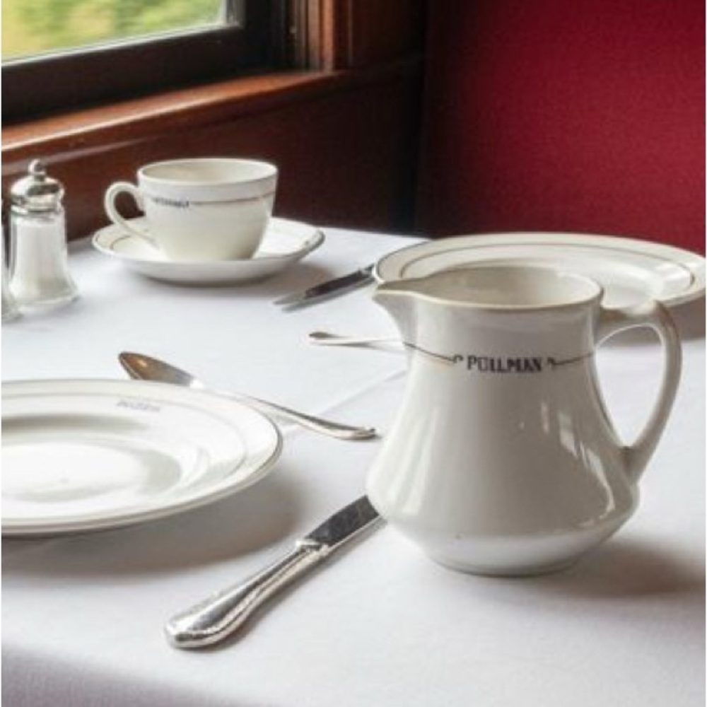 Vintage Pullman Railroad China Creamer Hotel Ware Dining Car White